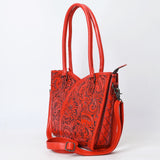 ADBG1473 Tote Hand Tooled Genuine Western Leather Women Bag