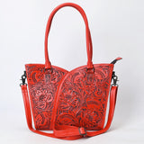 ADBG1473 Tote Hand Tooled Genuine Western Leather Women Bag