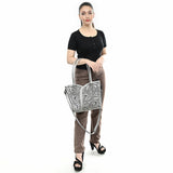 ADBG1473 Tote Hand Tooled Genuine Western Leather Women Bag