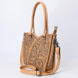 ADBG1473 Tote Hand Tooled Genuine Western Leather Women Bag