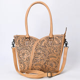 ADBG1473 Tote Hand Tooled Genuine Western Leather Women Bag