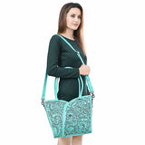 ADBG1473 Tote Hand Tooled Genuine Western Leather Women Bag