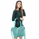 ADBG1473 Tote Hand Tooled Genuine Western Leather Women Bag