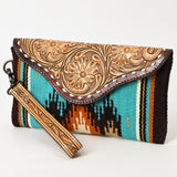 ADBG1477 Wristlet Genuine Western Leather Women Bag