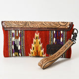 ADBG1477 Wristlet Genuine Western Leather Women Bag