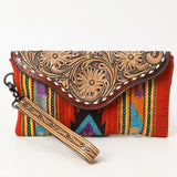 ADBG1477 Wristlet Genuine Western Leather Women Bag