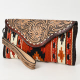 ADBG1477 Wristlet Genuine Western Leather Women Bag