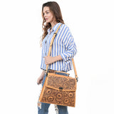 ADBGZ841 Tote Hand Tooled Genuine Western Leather Women Bag