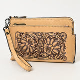 ADBGZ844 Wristlet Genuine Western Leather Women Bag