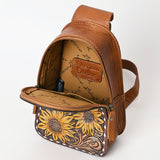 ADBG1481 Sling Hand Tooled Genuine Western Leather Women Bag