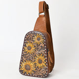 ADBG1481 Sling Hand Tooled Genuine Western Leather Women Bag