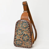 ADBG1481 Sling Hand Tooled Genuine Western Leather Women Bag