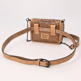 ADBGZ858 Crossbody  Hand Tooled Genuine Leather women bag western handbag purse