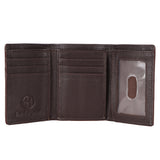 BEBGM174-Western Leather Trifold Wallet