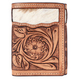 BEBGM175-Western Leather Trifold Wallet