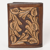 BEBGM180-Western Leather Trifold Wallet