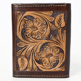 BEBGM181-Western Leather Trifold Wallet