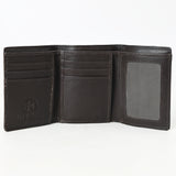 BEBGM181-Western Leather Trifold Wallet