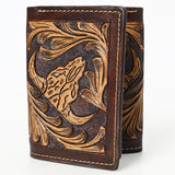 BEBGM181-Western Leather Trifold Wallet