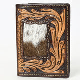 BEBGM183-Western Leather Trifold Wallet