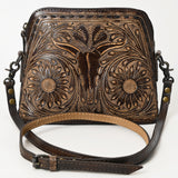 ADBG769 Wallet Hand Tooled Genuine Western Leather Women Bag