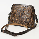 ADBG769 Wallet Hand Tooled Genuine Western Leather Women Bag