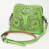 ADBG769 Wallet Hand Tooled Genuine Western Leather Women Bag