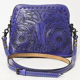 ADBG769 Wallet Hand Tooled Genuine Western Leather Women Bag