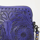 ADBG769 Wallet Hand Tooled Genuine Western Leather Women Bag