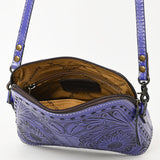 ADBG769 Wallet Hand Tooled Genuine Western Leather Women Bag