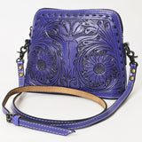 ADBG769 Wallet Hand Tooled Genuine Western Leather Women Bag