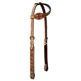 BER408-Western Leather One Ear Headstall