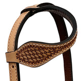 BER410-Western Leather One Ear Headstall