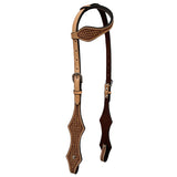 BER410-Western Leather One Ear Headstall