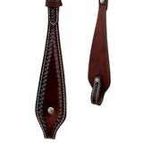 BER412-Western Leather One Ear Headstall