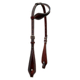 BER412-Western Leather One Ear Headstall