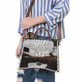 ADBG1516 Crossbody Genuine Western Leather Women Bag