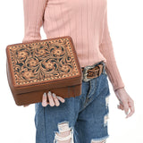 ADBGA573 Jewelry Case Genuine Western Leather Women Bag