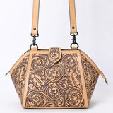 ADBGZ868 Large Crossbody Hand Tooled Genuine Leather women bag western handbag purse