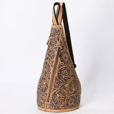 ADBGZ869 Sling Beautifully Hand Tooled Genuine Leather women bag western handbag purse