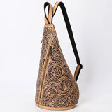 ADBGZ869 Sling Beautifully Hand Tooled Genuine Leather women bag western handbag purse