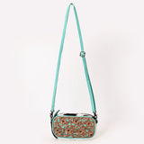 ADBG1528 Crossbody Hand Tooled  Hair On Genuine Western Leather Women Bag