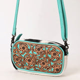 ADBG1528 Crossbody Hand Tooled  Hair On Genuine Western Leather Women Bag