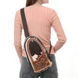 ADBGA591-Sling Genuine Western Leather Women Bag