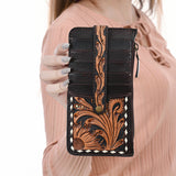 ADBGA601 Card Holder Genuine Western Leather Women Bag