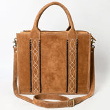 ADBGA605-Tote Genuine Western Suede Leather women bag