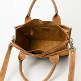 ADBGA605-Tote Genuine Western Suede Leather women bag