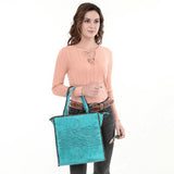 ADBGA606 Tote Genuine Western Suede Leather women bag