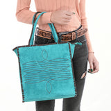 ADBGA606 Tote Genuine Western Suede Leather women bag