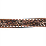 ADBLF264-M Beautifully Hand Tooled Genuine American Leather Belt Men and Women